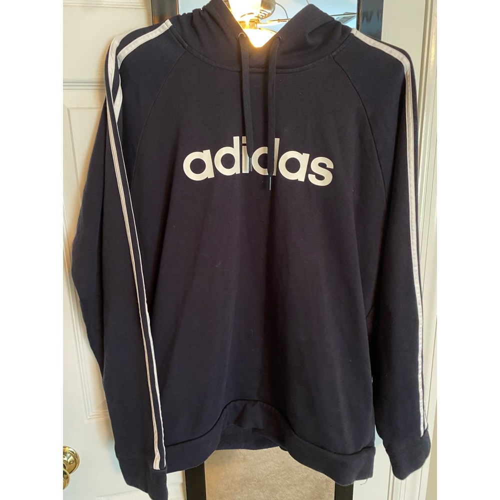 Adidas 3 stripes hoodie.